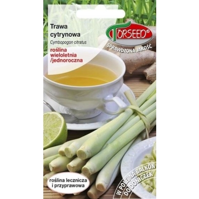 TRAWA CYTRYNOWA nasiona Przyprawa i Ozdoba 2w1